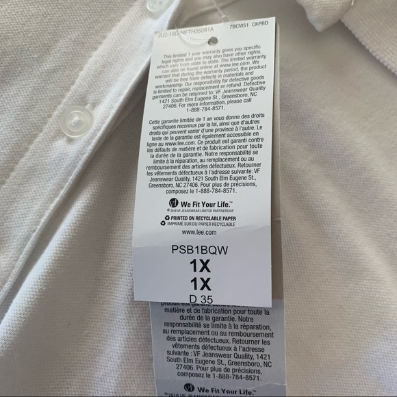 NWT Lee Riders Short Sleeved Tee - Picture 5 of 7